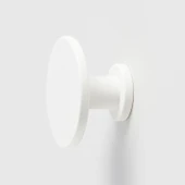 Alex 70 mm Beyaz Askı Portmanto Vestiyer Banyo Mutfak Askısı Askılık Duvar Vidalı Çanta Elbise Asma thumbnail 1