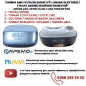 AUHMA ANC-02 4'ü 1 Arada Elektrikli Tırnak Kesme ve Törpüleme Makinesi 500mAh Şarjlı, USB-C, 2 Hız Kademeli, Güvenli thumbnail 6