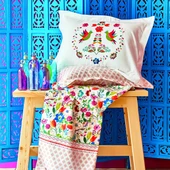 KARACA HOME PARLİN ÇİFT KİŞİLİK NEVRESİM TAKIMI FUŞYA thumbnail 6