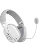 Havit Gamenote Fuxi-H3 Beyaz-Gri 7.1 USB Kablolu/Kablosuz Kulak Üstü Oyuncu Kulaklığı thumbnail 2