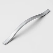 Mobilya Çekmece Dolap Kapak Kulpu Modern Mutfak Kulpları Düz Krom Gümüş Kulp 288 mm Metal thumbnail 6