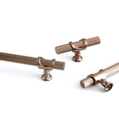 Mobilya Dolap Çekmece Kapak Mutfak Dolabı Kulpları Kulbu Kulpu Bronz Metal Kulp 224 mm-22.4 cm thumbnail 2