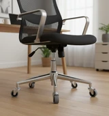 2 Adet Civatalı Metal 50mmx20mm Koltuk Sandalye Mobilya Tekeri thumbnail 5