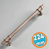 Mobilya Dolap Çekmece Kapak Mutfak Dolabı Kulpları Kulbu Kulpu Bronz Metal Kulp 224 mm-22.4 cm thumbnail 1