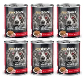 Pro Choice Kuzu ve Somon Etli Havuçlu Sekersiz Ezme Yetiskin Köpek Konservesi 400gr*6 ADET thumbnail 1