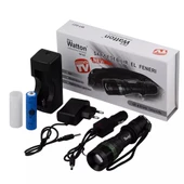 Black Wt-037-şarjlı Zoomlu Acil Durum Feneri thumbnail 1