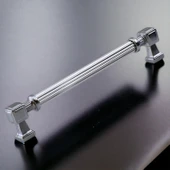 Mobilya Çekmece Mutfak Dolabı Dolap Kapak Kulpları Kulb Kulpu Metal Gümüş Kulp 160 mm -16 cm thumbnail 5