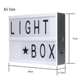 A5 Led Işıklı Yazı Panosu Lightbox thumbnail 3
