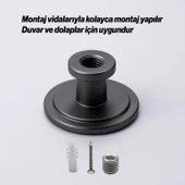 Alex 70 mm Antik Askı Portmanto Vestiyer Banyo Mutfak Askısı Askılık Duvar Vidalı Çanta Elbise Asma thumbnail 3