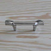 Mobilya Çekmece Mutfak Kapak Dolap Kulpları Kulbu Dolabı Kulpu 64 mm Krom Metal Kulp thumbnail 5