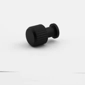 Siyah Tek Vidalı Çizgili Düğme Metal Kulp Çekmece Mobilya Mutfak Dolabı Dolap Kulbu Kulpları thumbnail 5