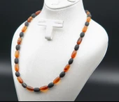 Oltu Taşı ve Kehribar Kolye sk000145 thumbnail 3