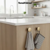 Alex 70 mm Antik Askı Portmanto Vestiyer Banyo Mutfak Askısı Askılık Duvar Vidalı Çanta Elbise Asma thumbnail 6