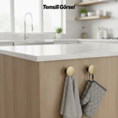 Alex Antik Askı Portmanto Vestiyer Banyo Mutfak Askısı Askılık Duvar Vidalı Çanta Elbise Asma Modern thumbnail 8