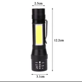 Wuben Wb-017 Zoomlu Şarjlı Cob Led Güçlü El Feneri thumbnail 4