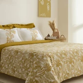 KARACA HOME ORLA ÇİFT KİŞİLİK NEVRESİM TAKIMI SARI thumbnail 4