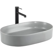 Lena E-W1202MG Tezgah Üstü Lavabo Mat Gri thumbnail 1