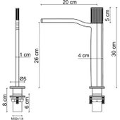 Fontana FA-7021 Yüksek Lavabo Bataryası Krom thumbnail 2