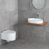 Lena ET-W1000 Asma Klozet Parlak Beyaz thumbnail 3