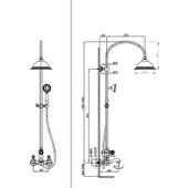 Çeşitli FM-0252 Altın Duş Ünitesi FM-0252 thumbnail 2