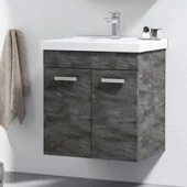 Orka Enez 65 cm İrony Banyo Dolabı Alt Modül ve Lavabo thumbnail 1