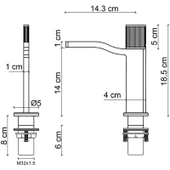 Fontana Lavabo Bataryası (Rose) FA-7013 thumbnail 2