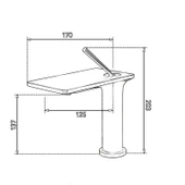 Fontana FJ-5015 Mat Siyah Lavabo Bataryası thumbnail 2