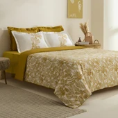 KARACA HOME ORLA ÇİFT KİŞİLİK NEVRESİM TAKIMI SARI thumbnail 3