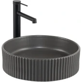 Lena Tezgahüstü Lavabo Mat Füme E-W1001MF thumbnail 1