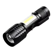 Wison Ws-5454 Taktik El Feneri Usb Şarj Edilebilir Kamp Feneri Cob Zumlanabilir Mini Taşınabilir El Feneri thumbnail 1