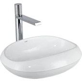 Lena Tezgah Üstü Lavabo (Beyaz) EY-4710 thumbnail 1