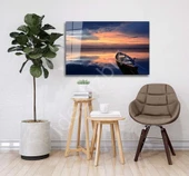 Günbatımı Manzara Cam Tablo 4mm Dayanıklı Temperli Cam thumbnail 9