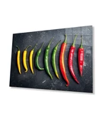 Renkli Biberler Cam Tablo thumbnail 5