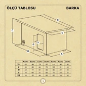 Doggi̇e Barka Model Ahşap Köpek Kulübesi̇ S thumbnail 2