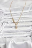 Zincir Gold Renk Kelebek Model Kadın Kolye - EBJ251115W38409 thumbnail 2