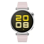 Sneezy Huawei Watch GT5 41mm İle Uyumlu SoftFlex Metal Tokalı Spor Silikon Akıllı Saat Kordonu  Pudra thumbnail 5