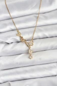 Zincir Gold Renk Kelebek Model Kadın Kolye - EBJ251115W38409 thumbnail 1