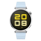 Sneezy Huawei Watch GT5 41mm İle Uyumlu SoftFlex Metal Tokalı Spor Silikon Akıllı Saat Kordonu  Mavi thumbnail 5