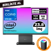 Lenovo ThinkCentre Neo 50a i7-13620H 32GB 512GB SSD 23.8" Fdos AIO+Hava Nemlendirici 12SC000KTR 053 thumbnail 1
