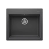 RealStone K002 Didyma 60 Tezgah Üstü Granit Eviye Antrasit thumbnail 1