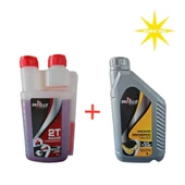 Oksello Motorlu Testere Yağ Seti Maksi – Mono 30 Zincir Yağı 1L + Racing Moto 2T Yağ 1L thumbnail 1