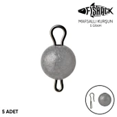 Mafsallı Kurşun - Hareketli İğne Kurşunu - Fishack - 5 Gram - 5'li Paket thumbnail 1
