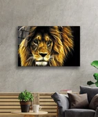Aslan Hayvan Cam Tablo 4mm Dayanıklı Temperli Cam thumbnail 5