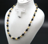 Oltu Taşı ve Kehribar Kadın Kolye sk000146 thumbnail 3