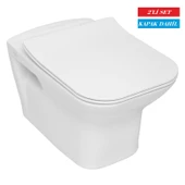 Serel Nita Köşeli Asma Klozet (NT10) + Zenith Slim Yavaş Kapanan Kapak 2'li Set thumbnail 1