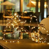 5 Metre 28 LED Gün Işığı Şeffaf Kablo Fişli  Eklenebilir Dekoratif Aydınlatma thumbnail 2