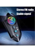 Y12  Motor Kask Kulaklık Rgb Modlu Radyolu Motosiklet Kulaklık 5.3 Bluetooth Intercom thumbnail 3
