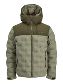 Jack Jones Poınt Heat Quılted Puffer Erkek Ceket 12285932 thumbnail 8