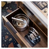 Joseph Joseph Space 3 Ply Paslanmaz Çelik 12 Parça Tencere Tava Seti thumbnail 3