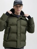 Jack Jones Fusıon Puffer Erkek Ceket 12285919 thumbnail 4